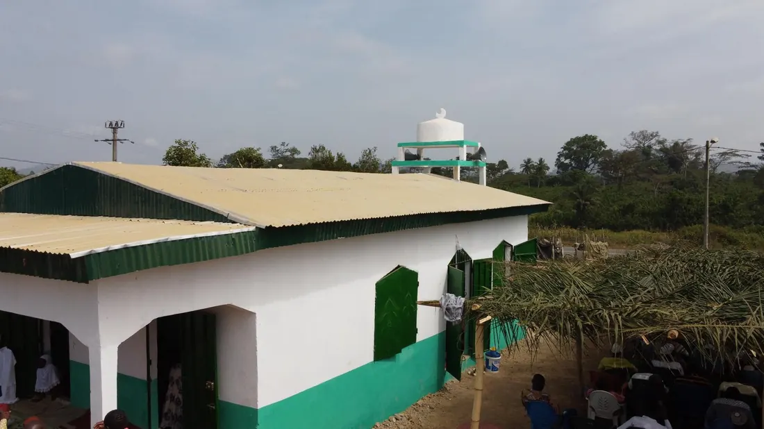 A mosque built for a village