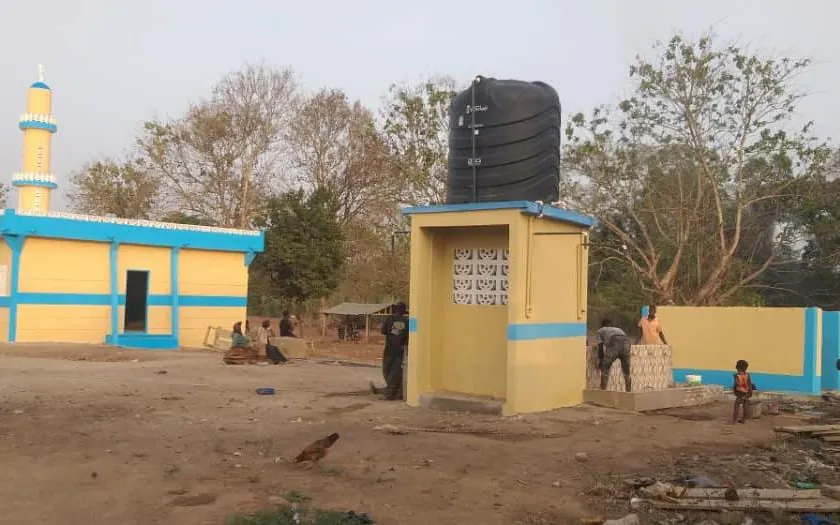 A mosque and its water tower