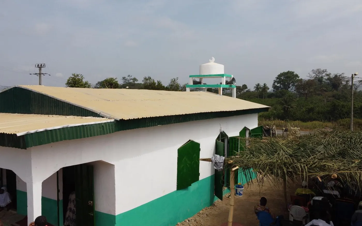 A mosque built by AS-CI for a village